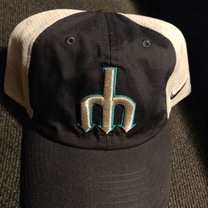 Nike Seattle Mariners vintage Trident logo, 2026 colors hat! OSFA strap back